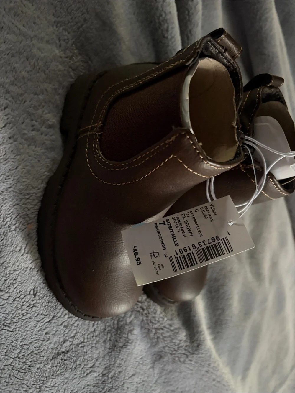 The Children's Place Dark Brown Chelsea Boots for Toddler boy